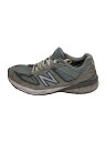 NEW BALANCE◆ローカットスニーカー/28cm/GRY/スウェード/M990GL5