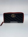【中古】GUCCI◆長財布/レザー/BLK/メンズ/573810 00L0X【服飾雑貨他】