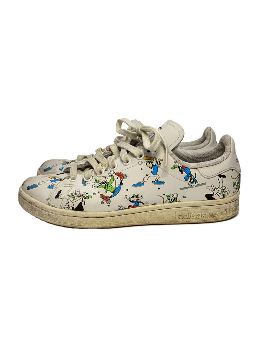 【中古】adidas◆STAN SMITH GOOFY/23.5cm/WHT【シューズ】