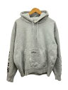 【中古】A Elegantes SAPEur◆パーカー/L/コットン/GRY【メンズウェア】