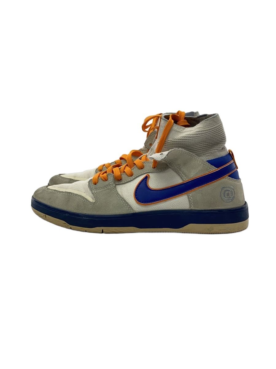 NIKE◆ZOOM DUNK HIGH ELT QS/ズームダンクハィエリート/ホワイト/918287-147/27.5cm/