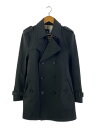 【中古】BURBERRY BLACK LABEL◆トレンチコート/M/ポリ