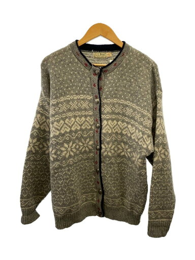 【中古】L.L.Bean◆カーディガン(厚手)/XL/--/GRY【メンズウェア】 【中古】L.L.Bean◆カーディガン(厚手)/XL/--/GRY【メンズウェア】