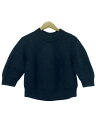 【中古】BATONER◆ニット・セーター(厚手)/1/ウール/BLK/無地//【レディースウェア】