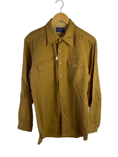 【中古】PENDLETON◆70s/ネルシャツ/L/ウール/BEG/無地【メンズウェア】 【中古】PENDLETON◆70s/ネルシャツ/L/ウール/BEG/無地【メンズウェア】