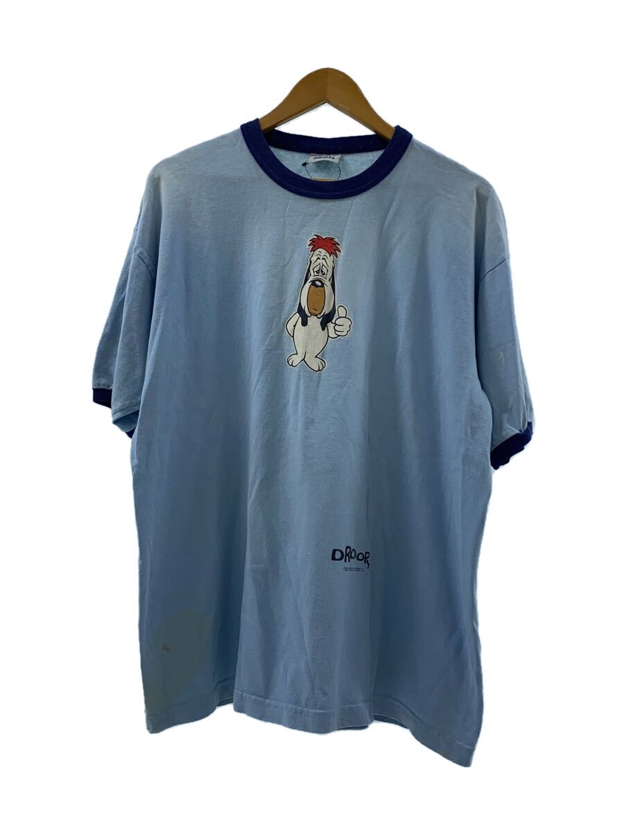 STANLEY DESANTIS◆90s/droopy/Tシャツ/XL/コットン/ブルー/ヴィンテージ//