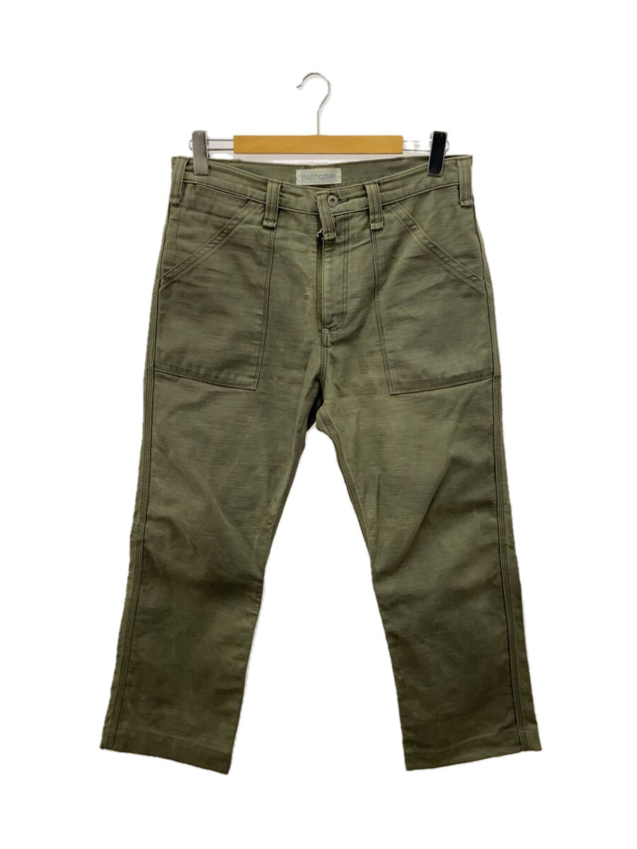 【中古】nonnative◆ベイカーボトム/0/コットン/KHK【メンズウェア】