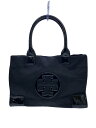 【中古】TORY BURCH◆トートバッグ/ナイロン/BLK/無地【バッグ】