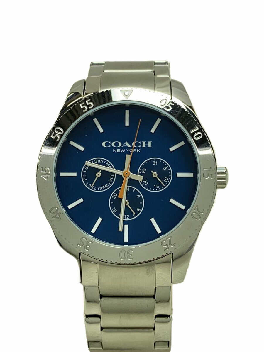 ✨極美品✨【電池新品】COACH/コーチ ブリーカー 腕時計 クロノ