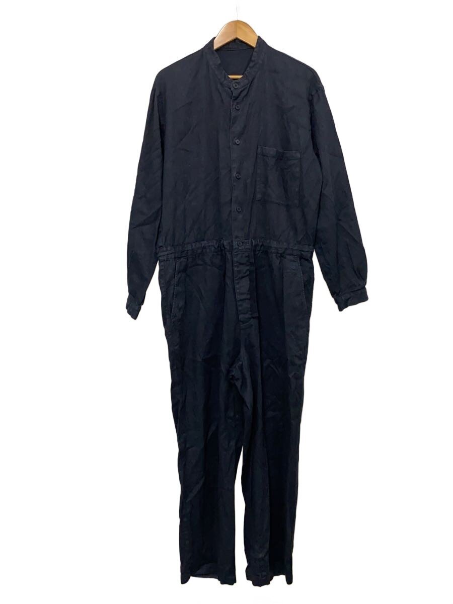 nest robe CONFECT◆オールインワン/4/リネン/BLK/無地/02211-0005/UpcycleLino/ツイルオールインワン