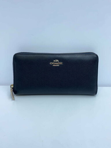【中古】COACH◆長財布_エンボスド/レザー/NVY/無地/レディース【服飾雑貨他】 【中古】COACH◆長財布_エンボスド/レザー/NVY/無地/レディース【服飾雑貨他】