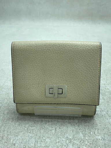 【中古】FENDI◆3つ折り財布/--/BEG/レディース/8M0438【服飾雑貨他】 【中古】FENDI◆3つ折り財布/--/BEG/レディース/8M0438【服飾雑貨他】
