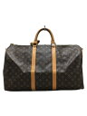 【中古】LOUIS VUITTON◆キーポル・バンドリエール50_モノグラム/BRW/PVC/BRW/総柄/M41416【バッグ】