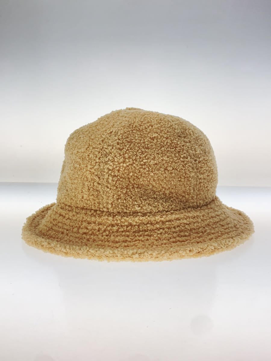 【中古】KANGOL◆K4437SM/SMU SHEEP FUR CASUAL/ハット/L/ポリエステル/BEG/無地/メンズ【服飾雑貨他】
