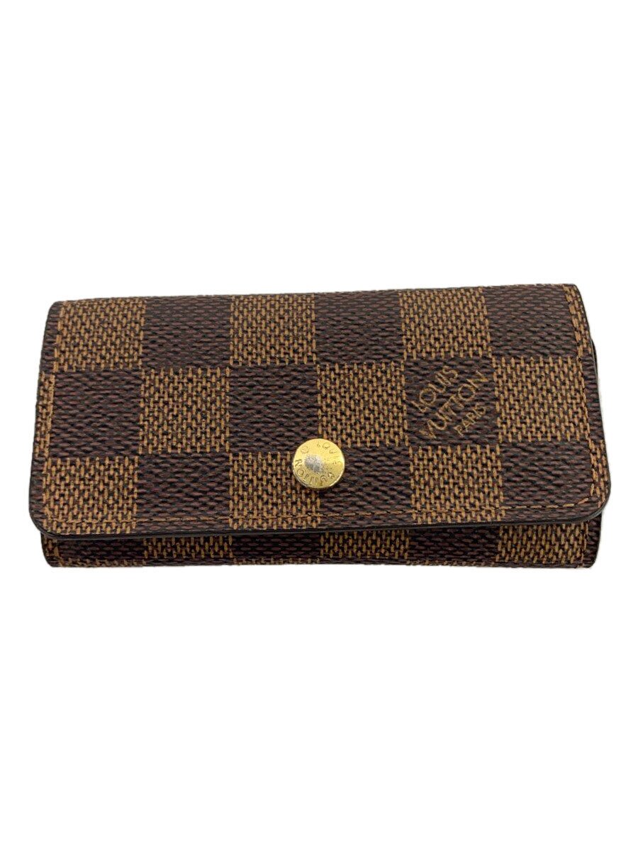 【ブランド】LOUIS VUITTON 【ブランドカナ】ルイヴィトン 【型番】N62631 【程度】B 【サイズ】 【メインカラー】ブラウン 【素材・生地】レザー 【キーワード】　　 2025/06/28 セカンドストリート春日上白水店【3531】【中古】LOUIS VUITTON◆ミュルティクレ4_ダミエ・エベヌ_BRW/レザー/1880 ブランド LOUIS VUITTON 型番 N62631 カラー ブラウン 柄 素材・生地 レザー>色・素材について サイズ >サイズ表示について 実寸（cm） 【ウォレット】 縦：5.5 / 横：10.5 / 厚み：1.5 【その他】 その他サイズ：/ 商品は　セカンドストリート春日上白水店の店頭にて販売しております。商品に関するお問合わせは、お電話(TEL:092-588-0271)にて、問合わせ番号：2335313742025をお伝えください。 配送方法やお支払い方法に関するお問い合わせは、サポートセンターまでご連絡をお願いします。 ※お電話の対応は営業時間内のみとなります。お問い合わせフォームでお問い合わせの際はご注文番号をご記入下さい この商品に関する出品店舗からのコメント 金属部分に変色が見られます。