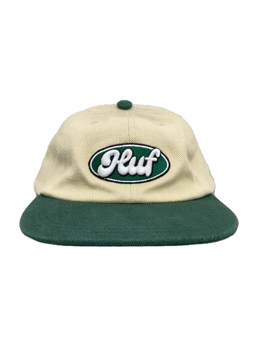 【中古】HUF◆キャップ/FREE/コットン/BEG/無地/メンズ【服飾雑貨他】