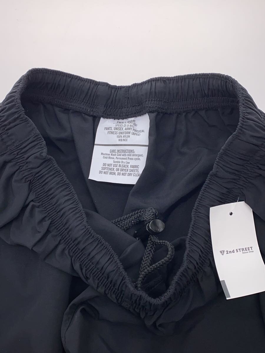 【中古】US.ARMY◆米軍/APFU トレーニングパンツ/2021年製/SIZE:S-S/ナイロン/BLK/無地【メンズウェア】