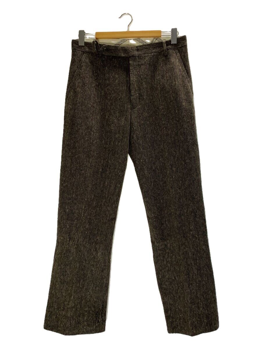 【中古】m’s braque◆FLARE PANTS/フレアパンツ/スラックスパンツ/40/ポリエステル/ブラウン/221206//【メンズウェア】