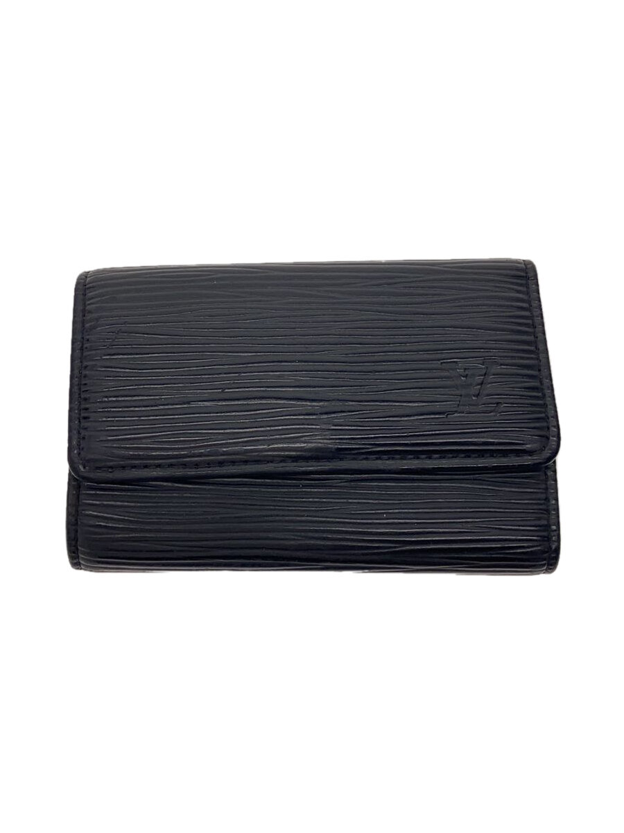 【中古】LOUIS VUITTON◆ミュルティクレ6_エピ_BLK/フェイクレザー/BLK/メンズ【服飾雑貨他】