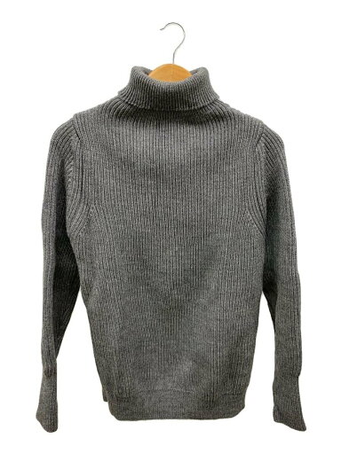 【中古】ANDERSEN-ANDERSEN◆ニット・セーター(厚手)/ウールニット/クルーネック/S/ウール/イタリア製/GRY/無地【メンズウェア】 【中古】ANDERSEN-ANDERSEN◆ニット・セーター(厚手)/ウールニット/クルーネック/S/ウール/イタリア製/GRY/無地【メンズウェア】