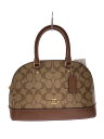 【中古】COACH◆ショルダーバッグ/PVC/BRW/総柄/F27583【バッグ】