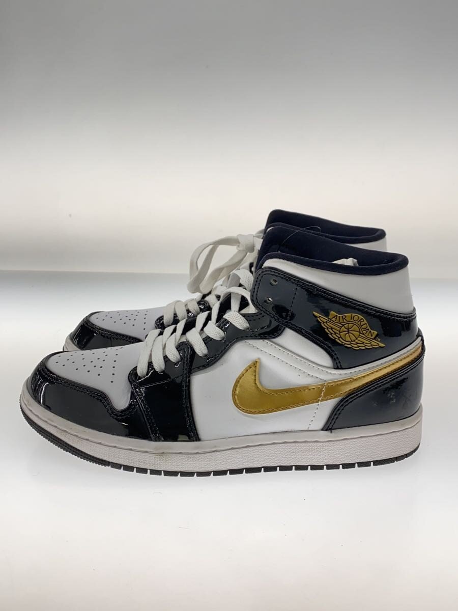NIKE◆AIR JORDAN 1 MID SE/エアジョーダン1ミッドSE/ブラック/852542-007/26cm/B