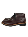【中古】Schott◆チャッカブーツ/26cm/ブラウン/S23002【シューズ】