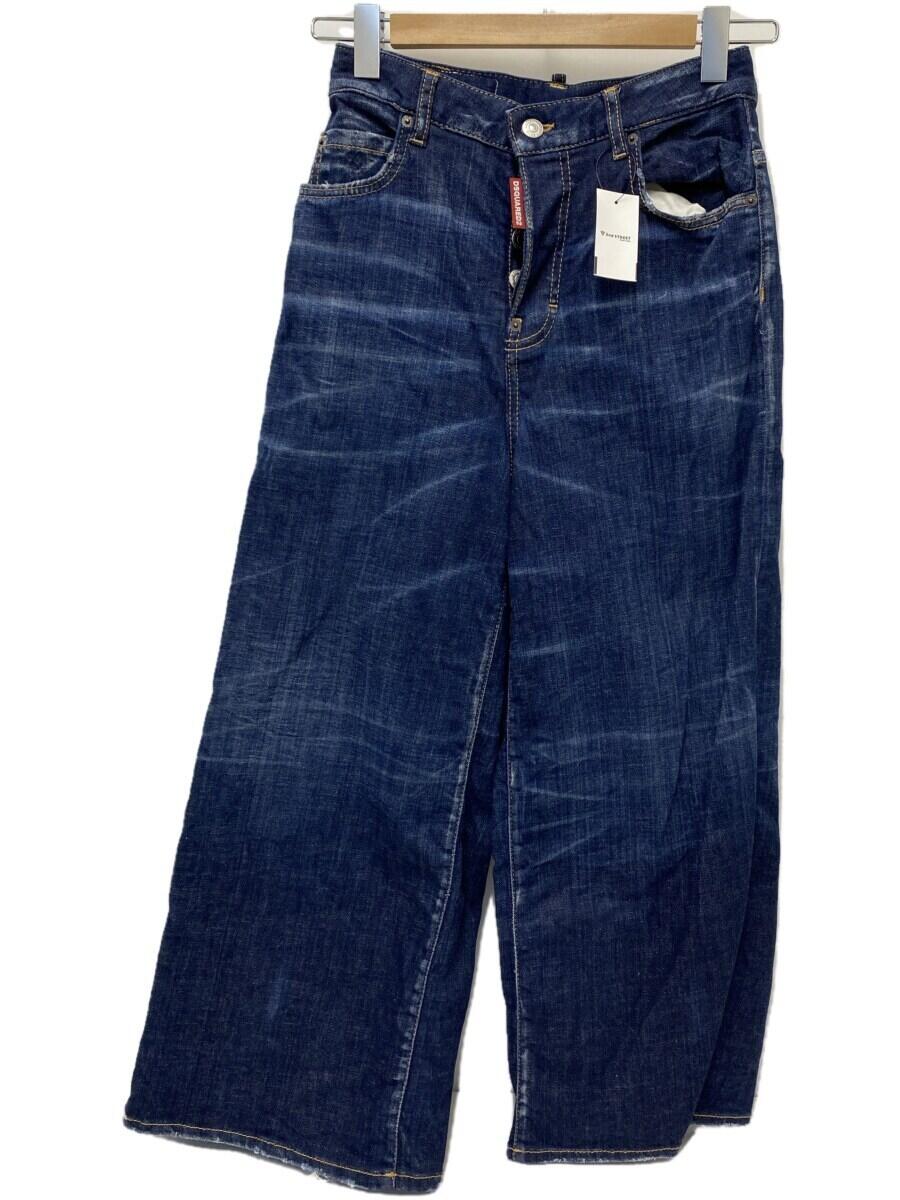 【中古】DSQUARED2◆ボトム/34/コットン/NVY/S75LB0698/23SS/DARK CLEAN WASH JINNY Jeans【レディースウェア】