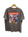 【中古】Tシャツ/2XL/コットン/GRY/プリント/ドラゴンボールZ【メンズウェア】