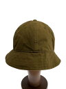 【中古】snow peak◆バケットハット/--/コットン/KHK/無地/メンズ/AC-22AU102【服飾雑貨他】