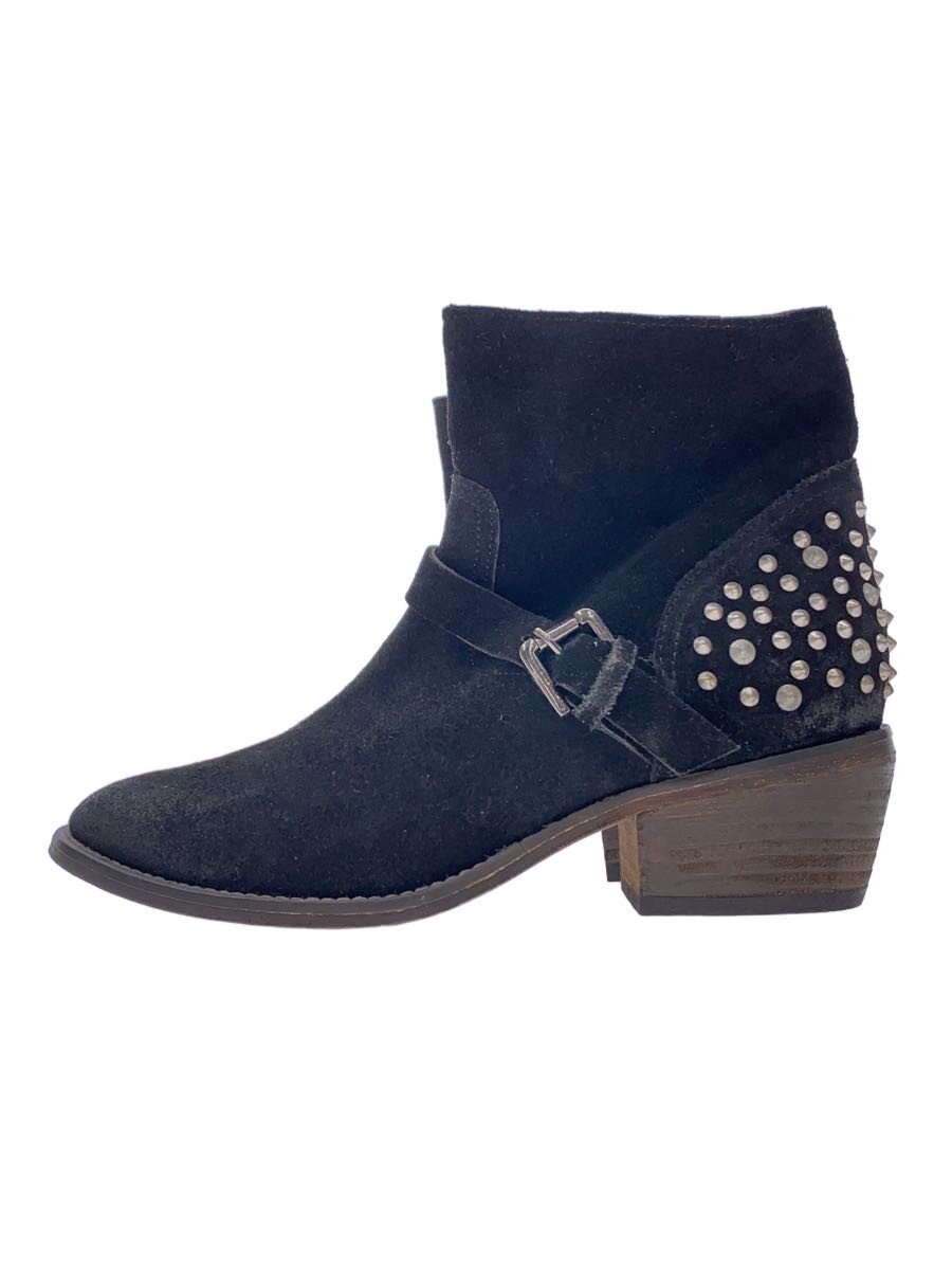 【中古】ROSE BUD◆ショートブーツ/36/BLK/スウェード/113281//【シューズ】