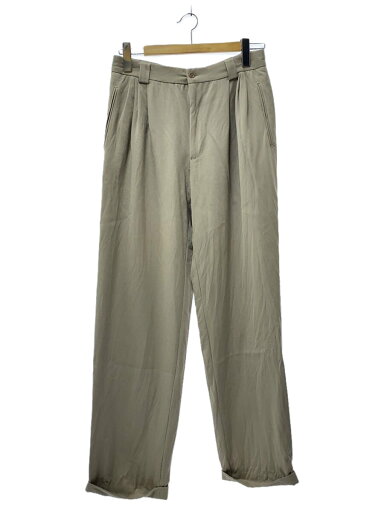 【中古】ボトム/48/ウール/KHK/無地【メンズウェア】 【中古】ボトム/48/ウール/KHK/無地【メンズウェア】