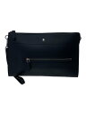 【中古】MONTBLANC◆クラッチバッグ/レザー/BLK/ER222//【バッグ】