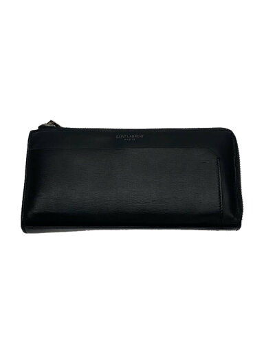 【中古】SAINT LAURENT◆長財布/レザー/BLK/メンズ/466430【服飾雑貨他】 【中古】SAINT LAURENT◆長財布/レザー/BLK/メンズ/466430【服飾雑貨他】