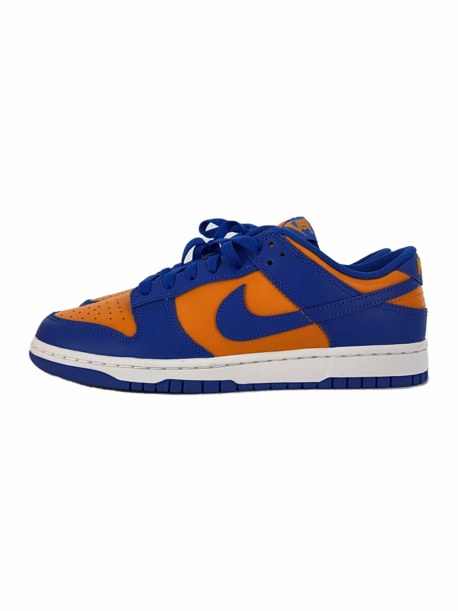 【中古】NIKE◆DUNK LOW RETRO_ダンク ロー レトロ/27cm/BLU【シューズ】