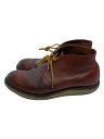 【中古】RED WING◆チャッカブーツ/26.5cm/BRW/レザー/8595【シューズ】