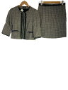 【中古】Max&Co◆セットアップ/40/リネン/グレー/840100529/81010410【レディースウェア】