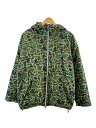 【中古】THE NORTH FACE◆HYVENT DOWN JACKET/M/ナイロン/GRN【メンズウェア】