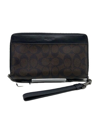 【中古】COACH◆トラベルオーガライザ-/長財布/レザー/ブラウン/メンズ/f66562【服飾雑貨他】 【中古】COACH◆トラベルオーガライザ-/長財布/レザー/ブラウン/メンズ/f66562【服飾雑貨他】