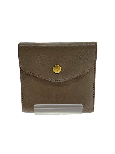 【中古】IL BISONTE◆2つ折り財布/レザー/GRY/レディース/411304【服飾雑貨他】 【中古】IL BISONTE◆2つ折り財布/レザー/GRY/レディース/411304【服飾雑貨他】