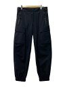 【中古】MONCLER◆PANTALONE SPORTIVO/M/ナイロン/BLK/無地【メンズウェア】(4)