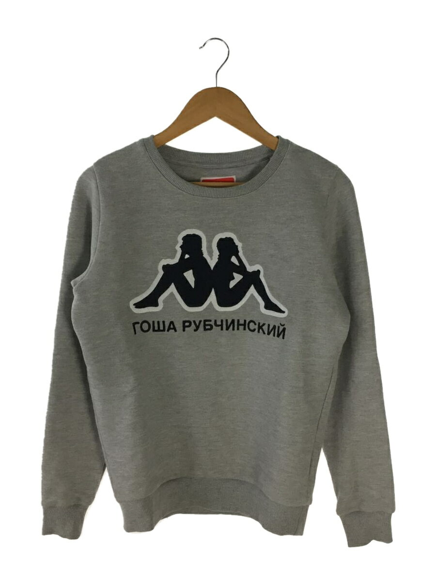 【中古】Gosha Rubchinskiy◆スウェット/S/コットン/GRY/KAPPA【メンズウェア】