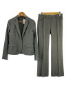 【中古】theory◆スーツ/4/ウール/GRY【レディースウェア】