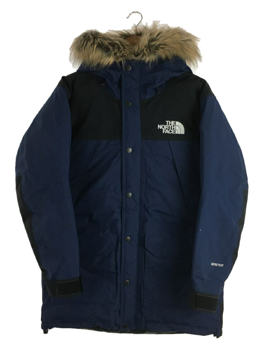 THE NORTH FACE◆MOUNTAIN DOWN COAT_マウンテンダウンコート/M/ナイロン/NVY/ND91835