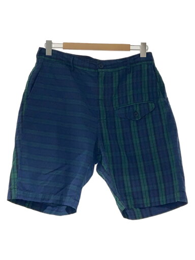 【中古】Engineered Garments◆ショートパンツ/S/コットン/NVY/チェック【メンズウェア】 【中古】Engineered Garments◆ショートパンツ/S/コットン/NVY/チェック【メンズウェア】