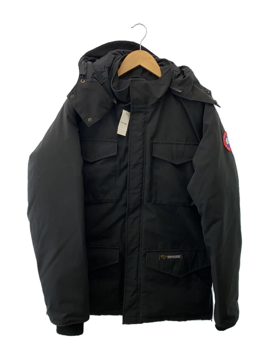 CANADA GOOSE◆CONSTABLE PARKA/ダウンジャケット/S/ナイロン/BLK/無地/4071JM