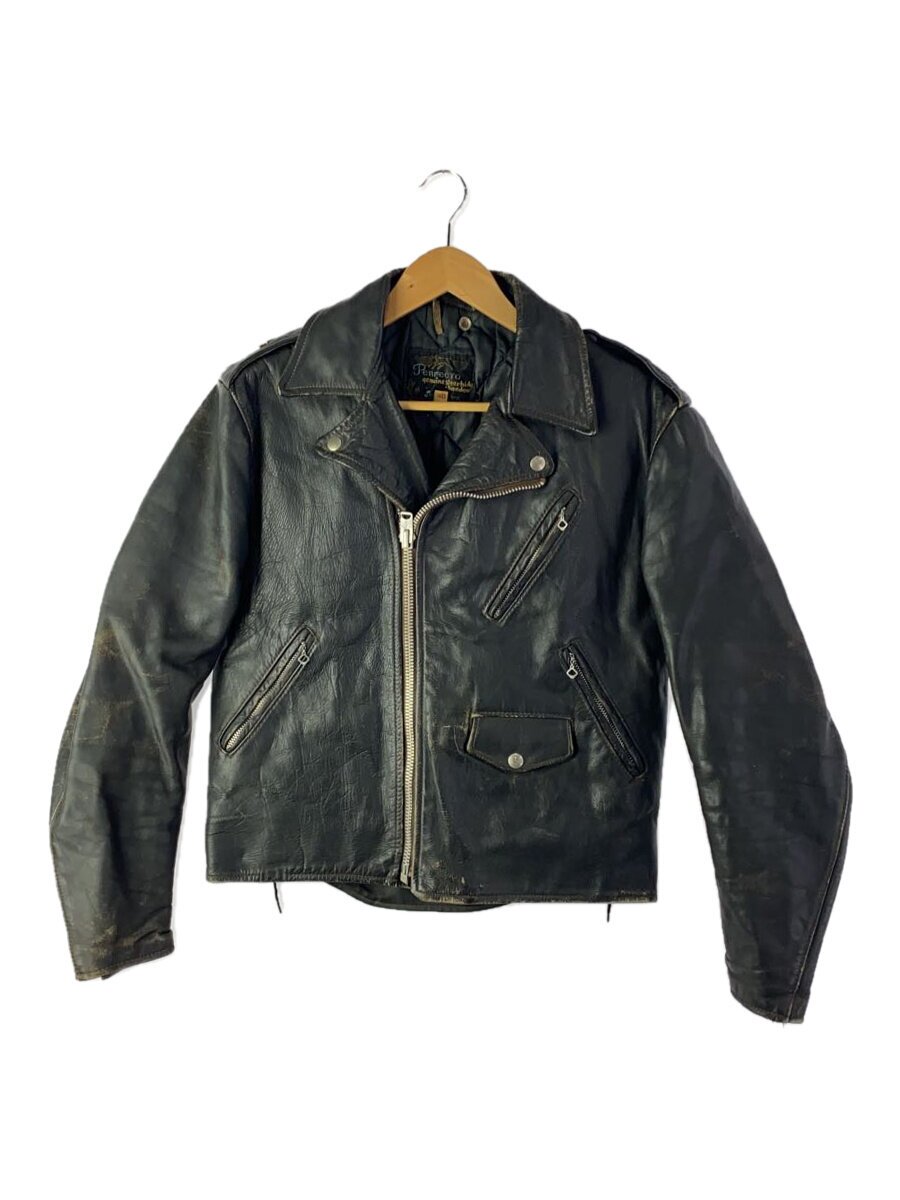 【中古】Schott◆60s/PERFECTO/サボテンタグ/ダブルライダースジャケット/40/レザー/ブラック/無地/? NULL ?【メンズウェア】
