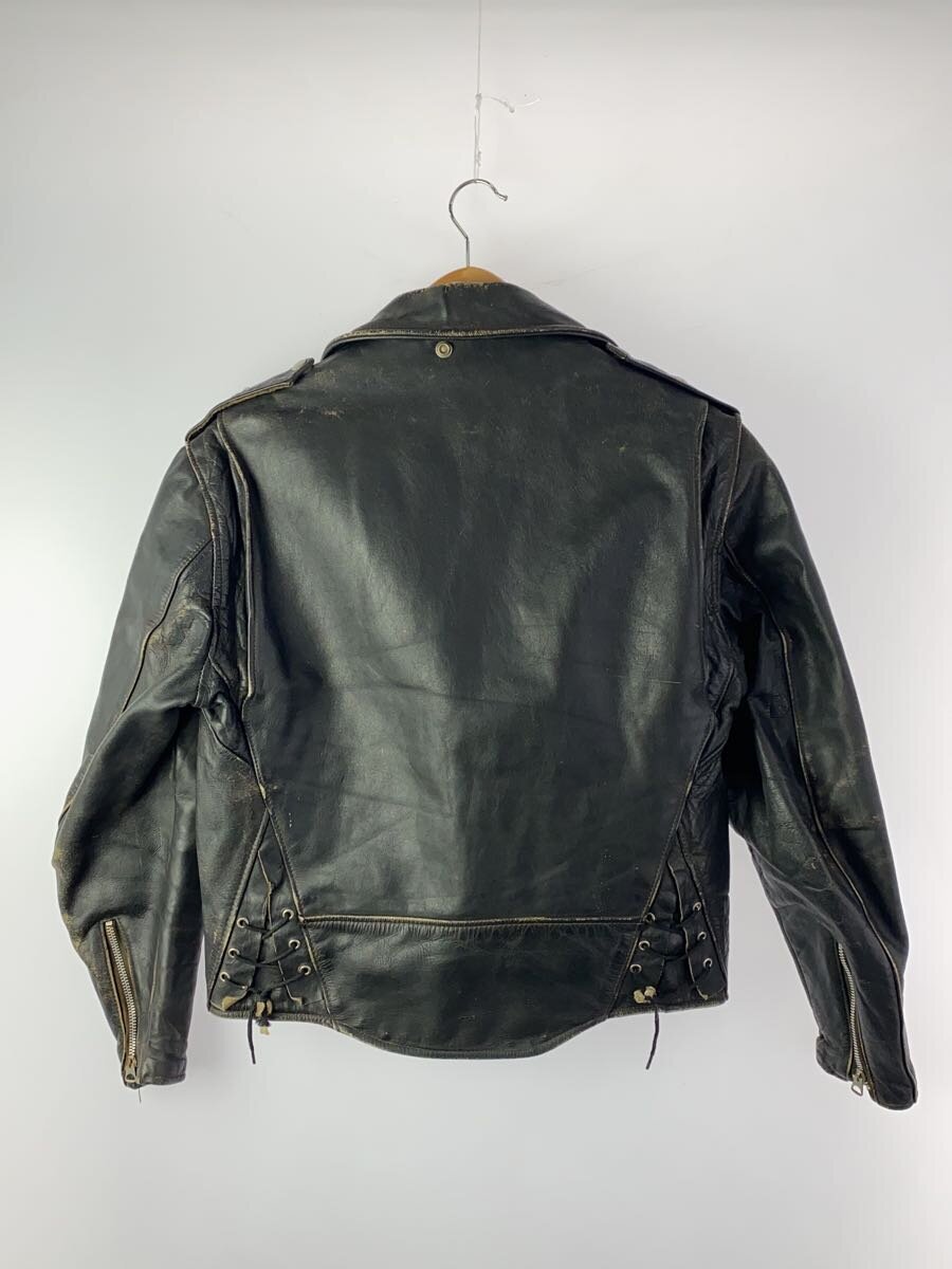 2nd STREET 楽天市場店の【中古】Schott◆60s/PERFECTO/サボテンタグ/ダブルライダースジャケット/40/レザー/ブラック/無地/? NULL ?【メンズウェア】｜アングル2