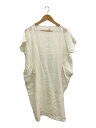 【中古】evam eva◆半袖ワンピース/--/リネン/WHT/無地/e201t145//【レディースウェア】(4)
