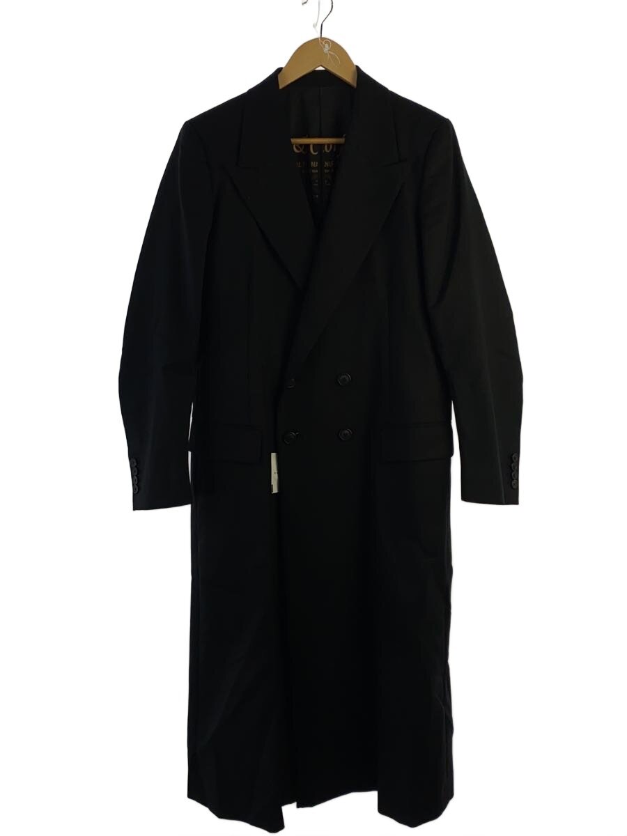 Robes&Confections◆ウールビーバーロングコート/チェスターコート/3/ウール/ブラック/DRC-C03-102